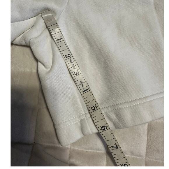 Nike Sweat Shorts Men's Size XS  White 6-inch Athletic Active Workout Drawstring - Picture 4 of 5